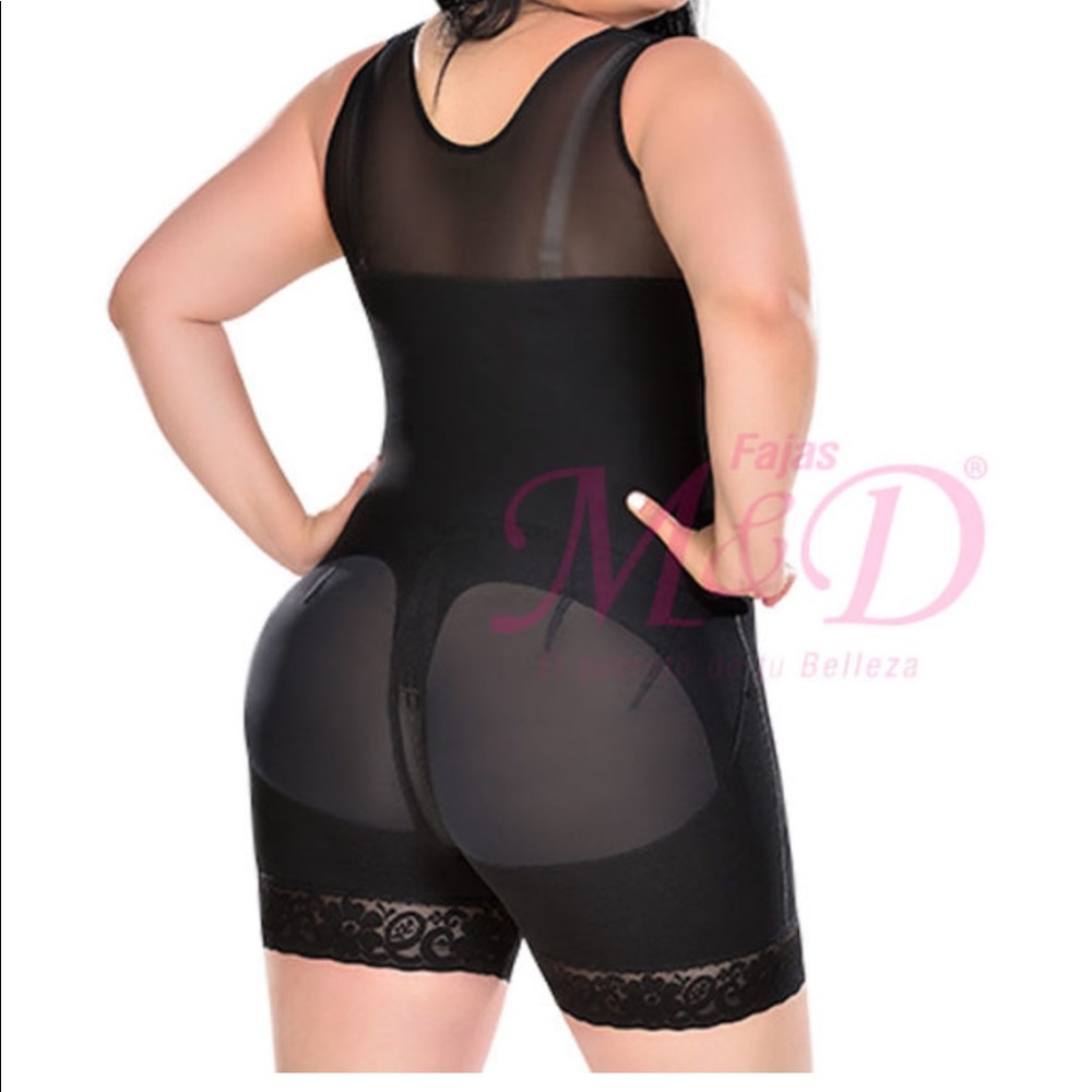 FAJAS COLOMBIANAS M&D Short girdle Beige M Black L - Picture 4 of 10